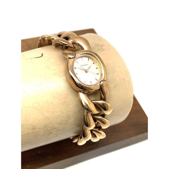 Fossil Women's Watch ES3459 Quartz Rose Gold Tone Stainless Steel 20mm - Picture 8 of 11